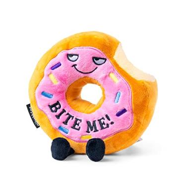 Imagem de Punchkins Donut Plushie – Bite Me Sassy Donut Plush, presente para amigos, brinquedo de pelúcia para presentear