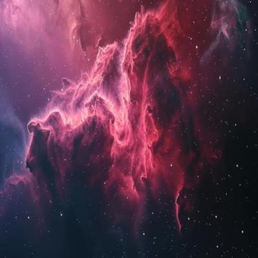 Imagem de Quadro Decorativo Galaxy Wallpaper Estampa Cósmica para Quarto e Sala 50x50cm