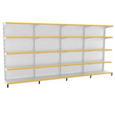 Imagem de Gôndola Parede Prateleira Lateral 1 Inicial + 3 Continuação