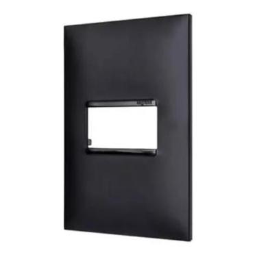 Imagem de Placa 1 Posto 4x2 Preto Pial Plus 618501pt - Legrand- PialPlus+