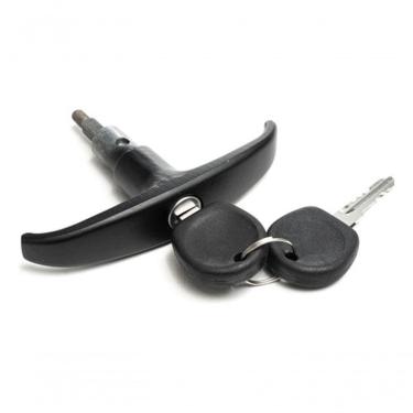 Imagem de Maçaneta Externa Preta Do Porta-malas Kombi Clipper 75 A 96 [f103]