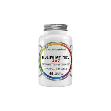 Imagem de Multivitamínico A a Z 500mg 60 cps Flora Nativa-Unissex