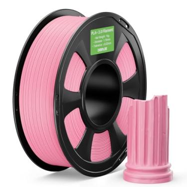 Imagem de DEEPLEE Filamento PLA+ 2.0 1,75 mm, filamento de impressora 3D de resistência mais forte, rosa 1 kg, filamento de impressora 3D PLA Plus atualizado, filamento PLA+ de alta velocidade para a maioria