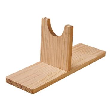 Imagem de Baoblaze Suporte de madeira para cola quente, mantenha a cola termofusível organizada, suporte universal de madeira para entusiastas de bricolagem, Grande