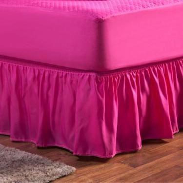 Imagem de Saia de Cama Box Universal Solteiro Casal Queen King - Danny Enxovais,