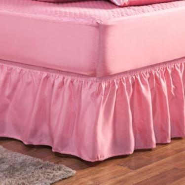 Imagem de Saia de Cama Box Universal Solteiro Casal Queen King - Danny Enxovais,