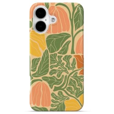 Imagem de GEQCDBN Capa para iPhone 16, capa protetora de TPU (poliuretano termoplástico) à prova de choque e estética para mulheres, homens e meninas de 6,1 polegadas