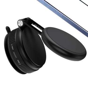 Imagem de Suporte de telefone de chuveiro, suporte de telefone reutilizável com ventosa a vácuo para Magsafe, suporte magnético de parede para espelho de chuveiro, banheiro, carro, para suporte de telefone