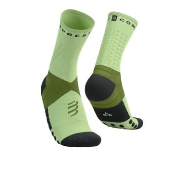 Imagem de Meia de Compressão para trilha - Ultra Trail Socks V2.0 - Verde/Preta (T2)