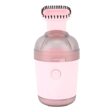 Imagem de Mini Aspirador de Pó Portátil Rosa, Sem Fio, 2200PA de Sucção, 30min de Autonomia, com 2 Bicos e Escova, USB Recarregável, Ideal para Casa e Escritório