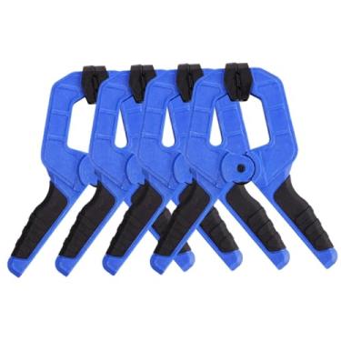 Imagem de IEUDNS Conjunto de 4 Grampos de Mola para Marcenaria, Fáceis de Usar, Clipes de Mola Resistentes, Ferramenta Manual de Fixação para Garagem e Estúdio, 16cmx13cm