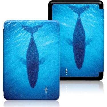 Imagem de Yzlvigrous Capa para Kindle Paperwhite 5/6/7th Gen 2012/2013/2015, Modelo Compatível com Estojo de 6 Polegadas: DP75SDI/EY21, Capa Ultra Slim PU com Sono Automático/Wake