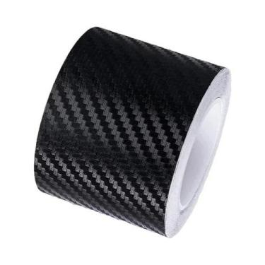 Imagem de Fita Protetora Anti-Risco Para Porta De Carro Em Fibra De Carbono 3D, 