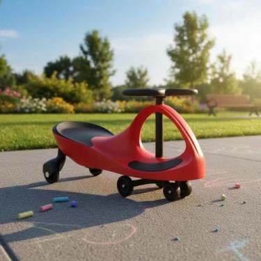 Imagem de Carrinho De Rolimã Infantil Ginga Car Movimento Manual Criança Colorid