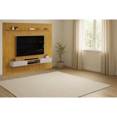 Imagem de Home P/ Tv Trento 275x240cm Cedro/bali - Dj Móveis