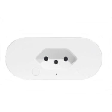 Imagem de Tomada Inteligente Wifi Smart Home Sem Fio Branca - Importado