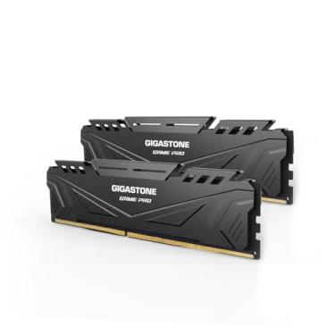 Imagem de 【RAM DDR4】Kit GIGASTONE Game Pro 32 GB (2 x 16 GB) DDR4 3600 MHz PC4-28800 CL18-22-22-42 Memória de desktop para jogos – XMP 2.0 / Suporte AMD, 1,35 V UDIMM 288 pinos, RAM de alto desempenho não ECC
