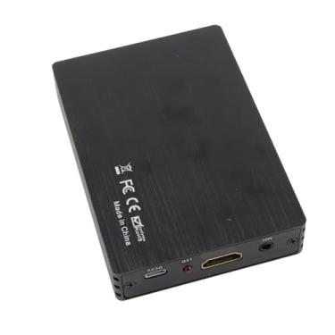 Imagem de Generic Placa de Captura de Vídeo USB3.0 Dispositivo de Captura de Gravador de Vídeo de Qualidade HD 1080P para Transmissão Ao, Plug and Play para /, Liga de Alumínio Preta