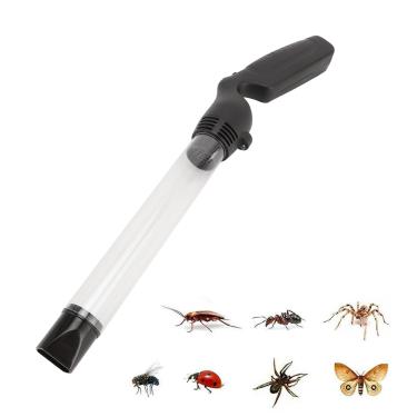 Imagem de Aspirador de aranha, sucção forte, tubo de policarbonato transparente, alimentado por bateria, apanhador de aranha com luz LED para besouros, baratas, percevejos, mariposas