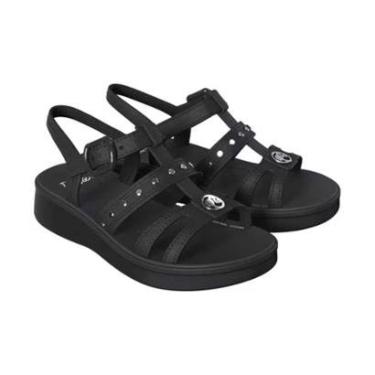 Imagem de Sandália Infantil Barbie Fuzz Preto Chumbo Grendene Kids 23253-BN053-Feminino