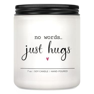 Imagem de KLL Presentes de simpatia pela perda de um ente querido - vela sem palavras, apenas abraços, presentes de memória, presente de luto, memorial, luto, pense em você, condolência, presente de melhoras