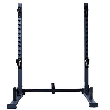 Imagem de LMJYU Rack de agachamento supino masculino fitness barra rack multifuncional suporte ajustável casa interior ginásio suporte de treinamento de força apenas vender prateleiras rack agachamento