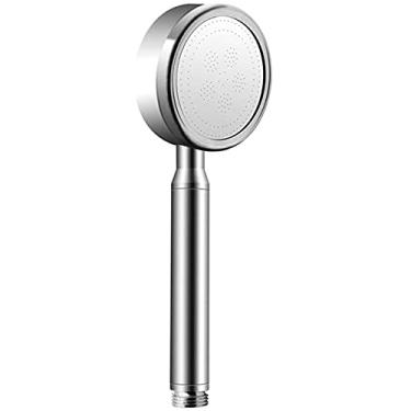 Imagem de YYBOES Cabeça de chuveiro chuveiro filtro de chuveiro elétrico cabeça de chuveiro de alta pressão removível reforço de chuveiro divisória de chuveiro bocal pressurizado de alumínio doméstico portátil