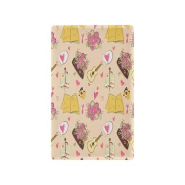 Imagem de Wassud Corações guitarras musicais interruptor de luz placa decorativa para tomada placa de parede para tomadas elétricas em branco 4,53 x 2,76 polegadas