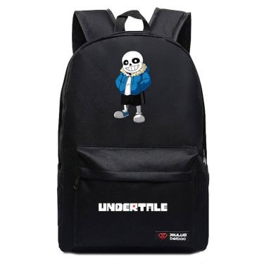 Imagem de Mochila Undertales Sans para crianças School Oxford 31x13x45cm