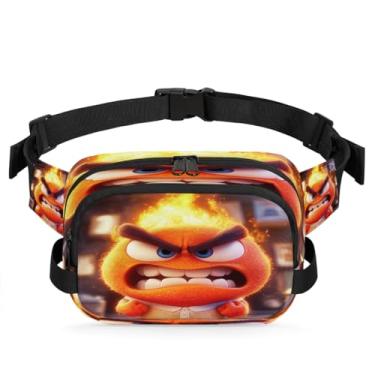 Imagem de Pochete Art Flowers rosa para mulheres e homens com alça ajustável bolsa de cinto bolsa transversal bolsa de peito bolsa tiracolo bolsa tiracolo, Cor 8