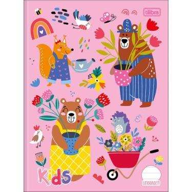 Imagem de Caderno de Linguagem Brochura Capa Dura 40 Folhas Sapeca Kids - Tilibr