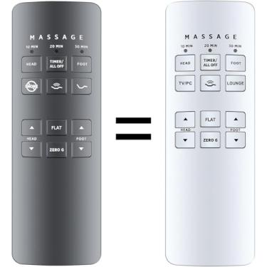 Imagem de Novo controle remoto de substituição para cama ajustável Serta Motion Perfect 2.0 controle 258B 75310