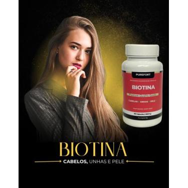 Imagem de Biotina 45 mcg I PureFort I Cabelos