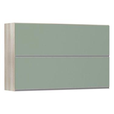 Imagem de Armário Basculante Duplo 120cm 2 Portas Lis Legno Crema