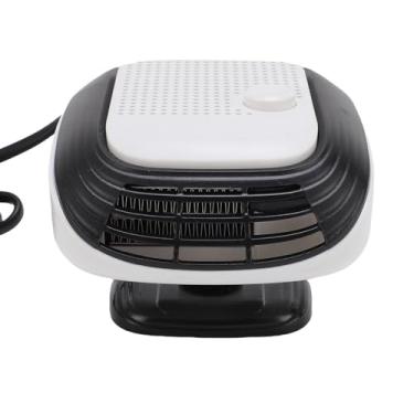 Imagem de AUNMAS Aquecedor de Carro Portátil, Fácil de Instalar, Plugue Eficiente de Energia de Aquecimento Rápido No Desembaçador do Pára-brisa Isqueiro Charuto (Branca)