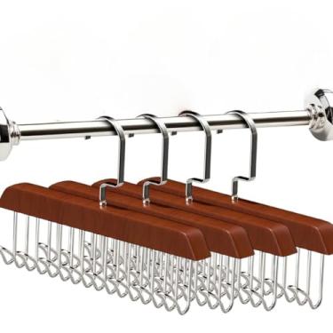 Imagem de Cabide De Madeira Para Cintos Gravatas(4 peças)