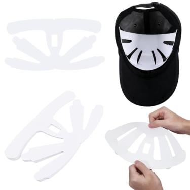 Imagem de CRASPIRE 10 peças de bonés inserções modeladores chapéu de beisebol modelador de aba papel branco forro interno pequeno bola esportiva chapéus protetores de papelão para bonés esportivos de beisebol