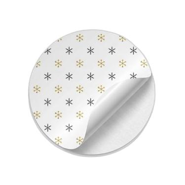 Imagem de Ladrilho Decorativo de Cerâmica Estampa Natal Flocos de Neve Sem Emenda