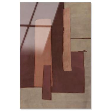 Imagem de Decoração de parede Boho com impressão acrílica Raw Edge II da Art Remedy, pronta para pendurar, 50 x 76 cm