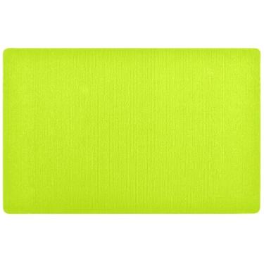 Imagem de TSENQUE Capacho personalizado fluorescente amarelo limão engraçado decoração de varanda, tapete de boas-vindas de outono tapetes de cozinha antiderrapantes laváveis, 81 cm x 50 cm