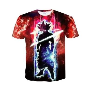 Imagem de Camiseta Dragon Ball Son Goku Vegeta Para Adultos E Crianças, Manga Cu