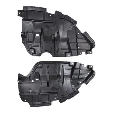 Imagem de DriveFix Escudo contra respingos do motor dianteiro esquerdo e direito sob a capa para Toyota Camry 2015 2016 2017