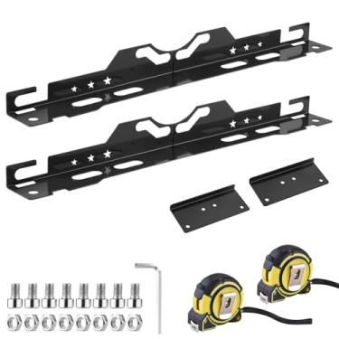 Imagem de Snsowed Ferramenta de Alinhamento de Roda Aço Inoxidável, 2 Fitas Medição, Alinhamento Dedos Automotivos, Ferramenta Versátil Carro, Resiste Ao Desgaste, (Preta)