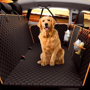 Imagem de Extensor de banco traseiro para cães, comporta 190 kg, capa de assento de carro impermeável para banco traseiro com fundo rígido, material atualizado 2025, rede para cães, fácil de usar e limpar