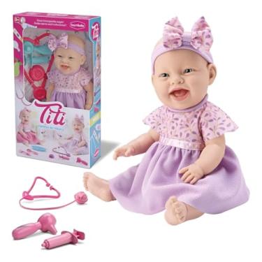 Imagem de Bambola Boneca Titi Médica ou Papinha, Brinquedo Infantil com Acessórios Médicos ou Alimentação, para Crianças +3 Anos (Medica)