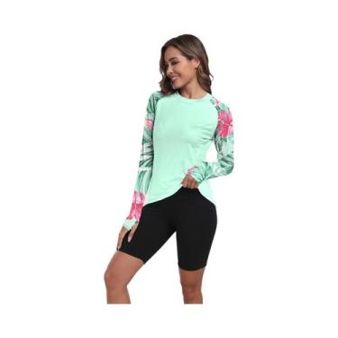 Imagem de Camisa De Proteção UV De Manga Longa Para Mulheres, Leve E De Secagem 