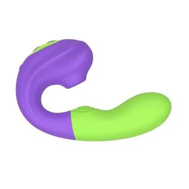 Imagem de Vibrador Ponto G Recarregável com Onda de Pressão e Impulso - 7 Modos 