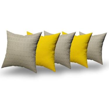 Imagem de Almofadas Decorativas 5 Unidades Com Ziper e Refil Silicone - RT MAGAZ