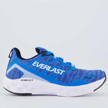 Imagem de Tênis Everlast Climber Run Azul e Preto, 39