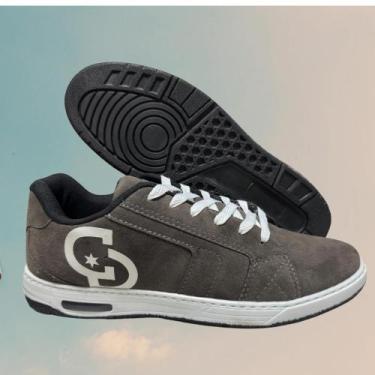 Imagem de Tênis Skate Street masculino DYC Net Camurça, Cinza, 43